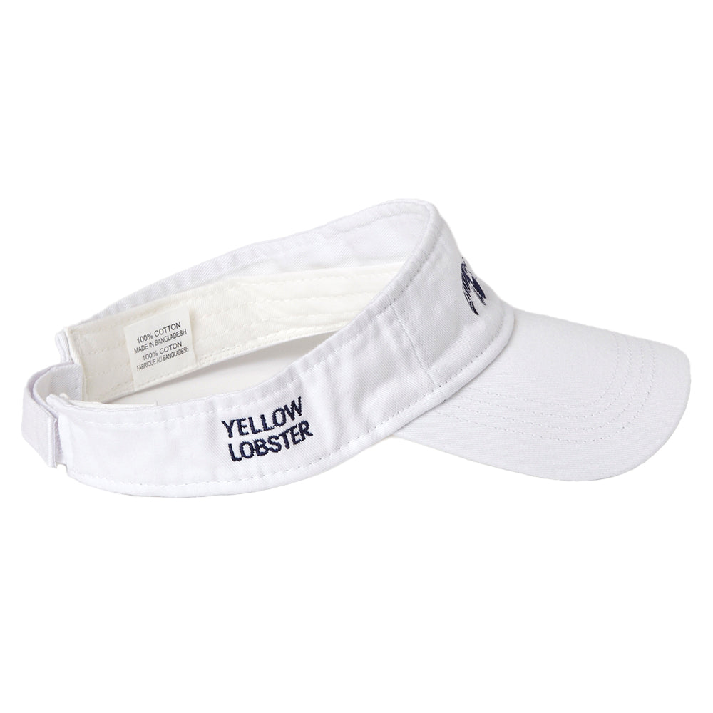【yellow lobster】サンバイザー Lobster(Washed Visor) (YL-7600-WH)［WHITE］