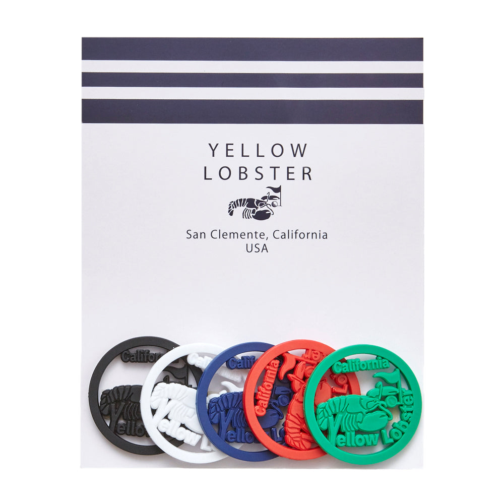 【yellow lobster】Ball marker［5色セット］（YL-MK-8001-5P）