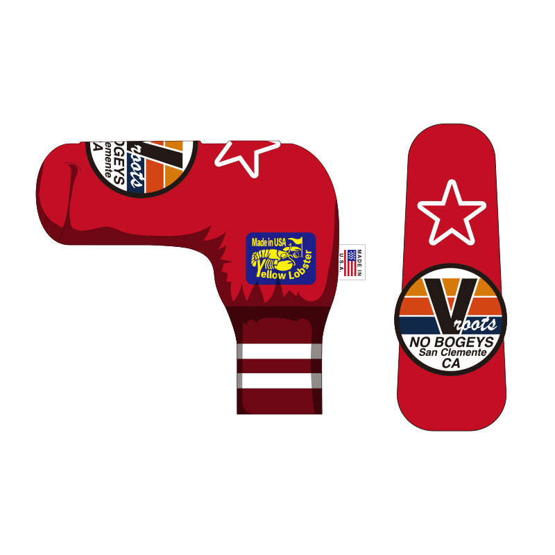【yellow lobster】PUTTER COVER［Anaheim Red］