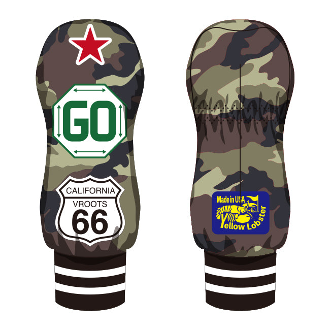 【yellow lobster】Woodland Camo（FW HEAD COVER）