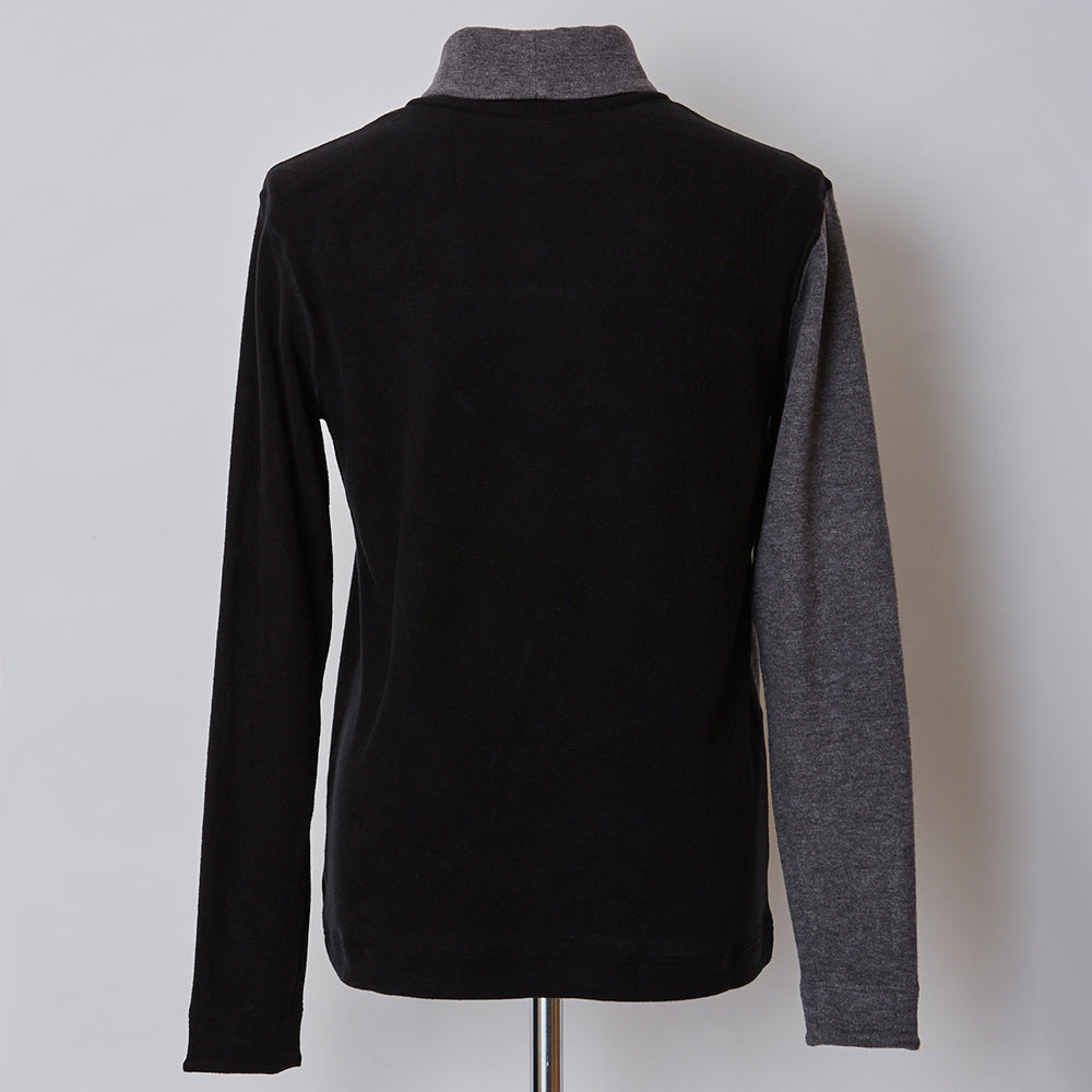 【HORN GARMENT】MEN'S Starry Micro Fleece Turtle Shirts[BLACK](HCM-1C-AU02)