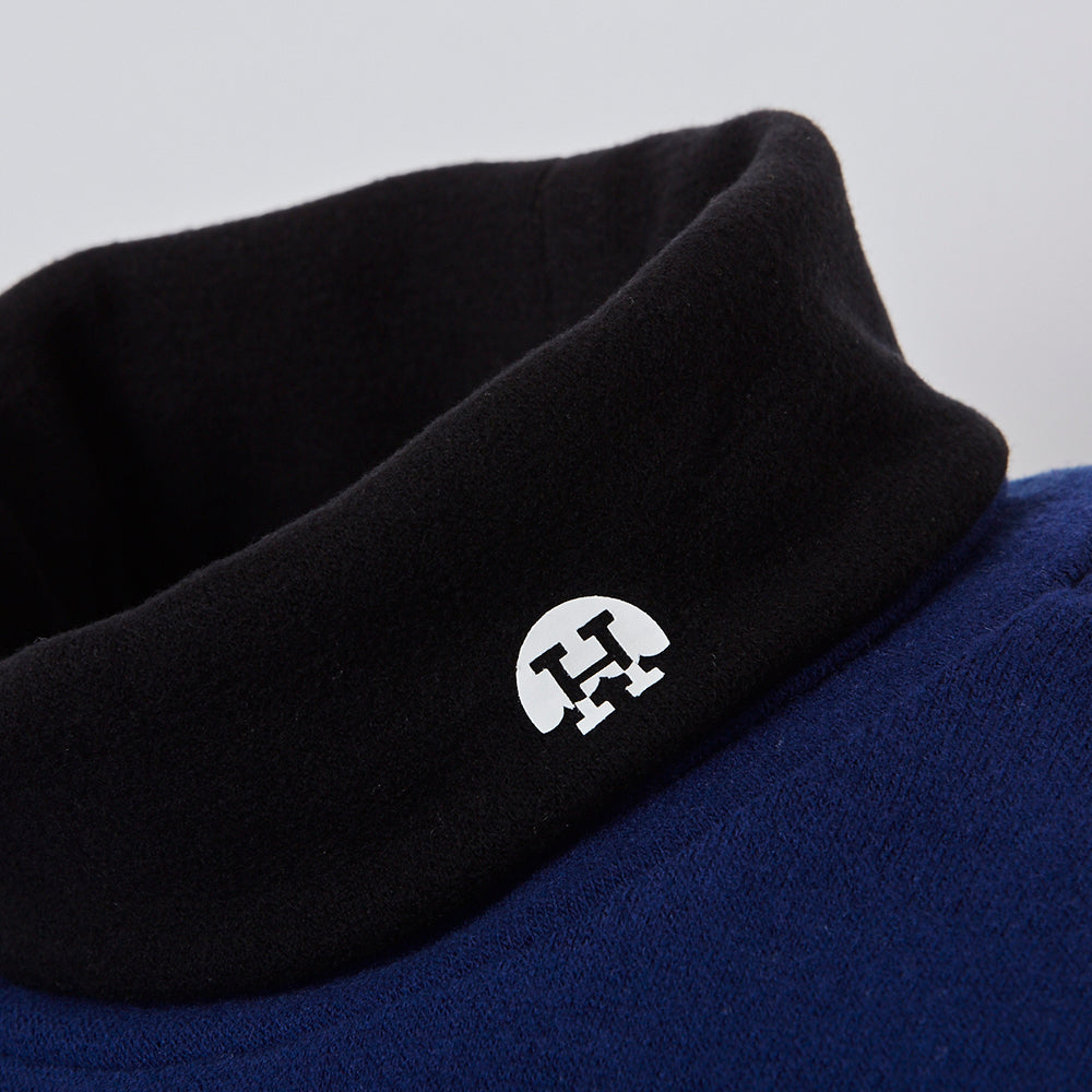 【HORN GARMENT】MEN'S Starry Micro Fleece Turtle Shirts［NAVY］XLサイズ（HCM-1C-AU02）