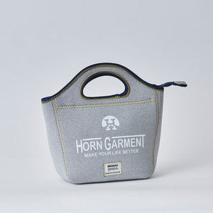 【HORN GARMENT】LOOK IN POCKET Neoprene Bag［H.GREY］（HCS-2A-SB09）
