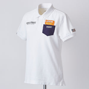 【HORN GARMENT】WOMEN'S Look of Polo［WHITE］（HCW-2A-AP05）