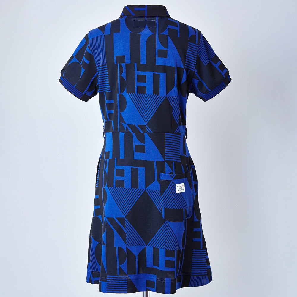 【HORN GARMENT】WOMENS Dialogue Polo Dress［BLUE］（HCW-2C-AO03）