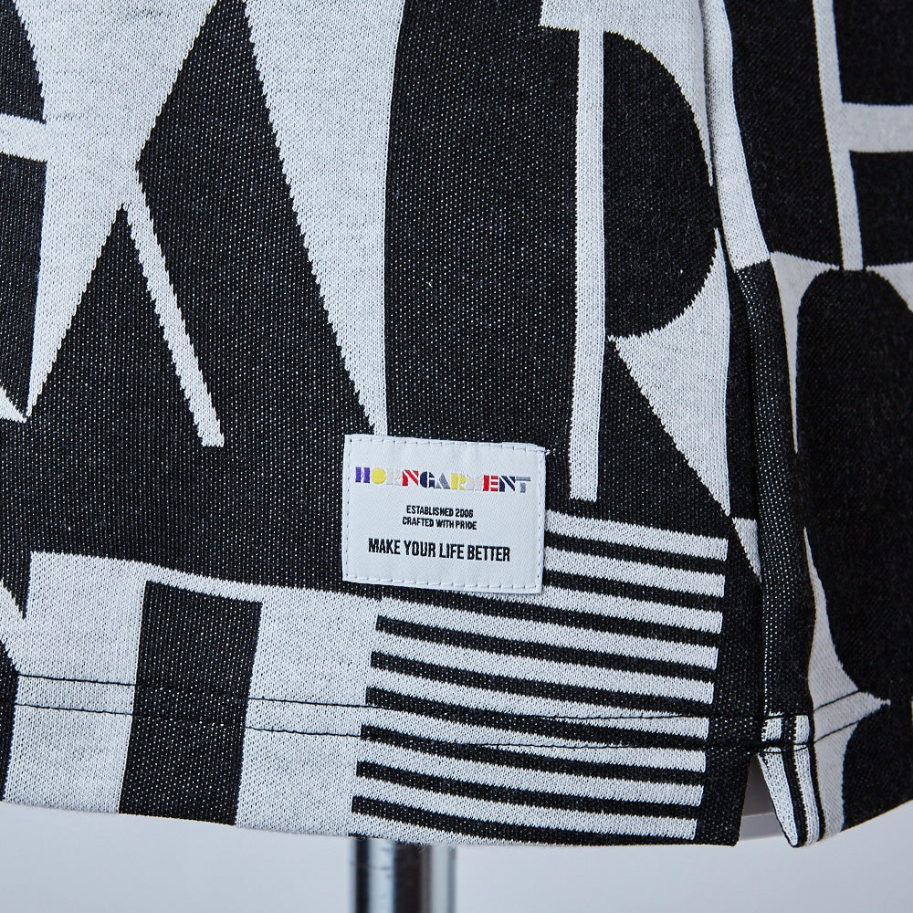 【HORN GARMENT】WOMEN'S Dialogue Jaquard Polo［WHITE］（HCW-2C-AP03）