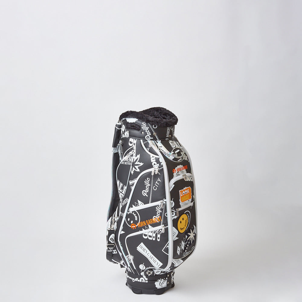 【HORN GARMENT】Archives Golf Bag［BLACK］（HVS-2C-SC05）