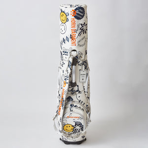 【HORN GARMENT】Archives Golf Bag［WHITE］（HVS-2C-SC05）