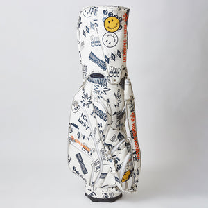 【HORN GARMENT】Archives Golf Bag［WHITE］（HVS-2C-SC05）
