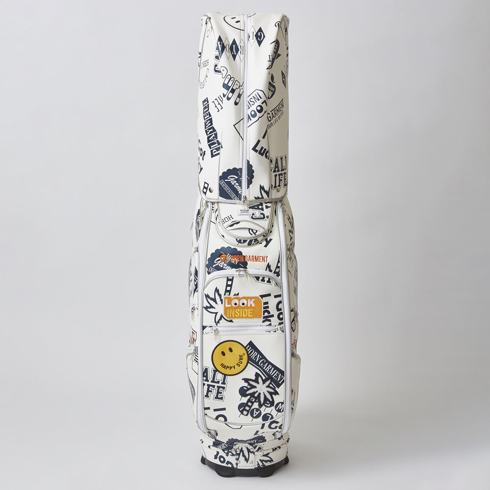 【HORN GARMENT】Archives Golf Bag［WHITE］（HVS-2C-SC05）