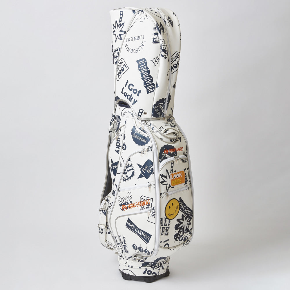【HORN GARMENT】Archives Golf Bag［WHITE］（HVS-2C-SC05）