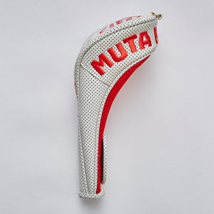 【muta】CONTINUA パンチングエシカルレザー ヘッドカバー フェアウェイウッド用［ホワイト］（MGAD-750031）