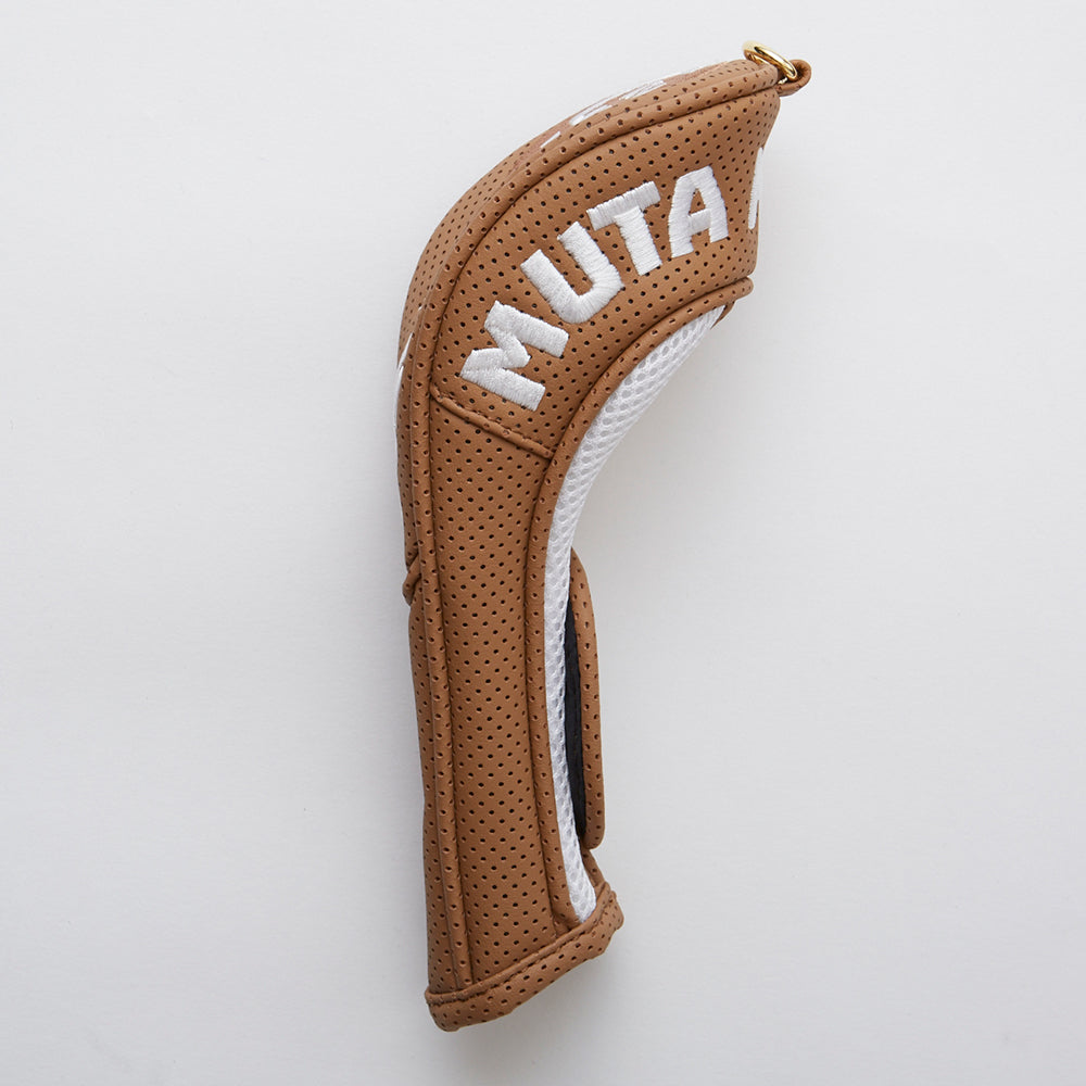 【muta】CONTINUA パンチングエシカルレザー ヘッドカバー ユーティリティ用［ベージュ］（MGAD-750032）