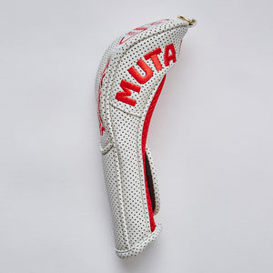 【muta】CONTINUA パンチングエシカルレザー ヘッドカバー ユーティリティ用［ホワイト］（MGAD-750032）