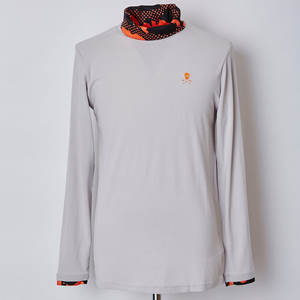 【MARK＆LONA】MEN'S Reveal MIcro Fleece Mockneck Shirts［LT.GREY］（MLM-1C-AU05）