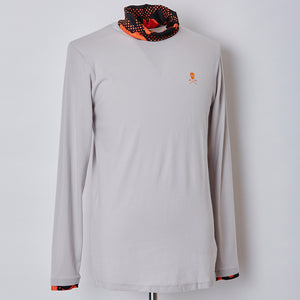 【MARK＆LONA】MEN'S Reveal MIcro Fleece Mockneck Shirts［LT.GREY］（MLM-1C-AU05）