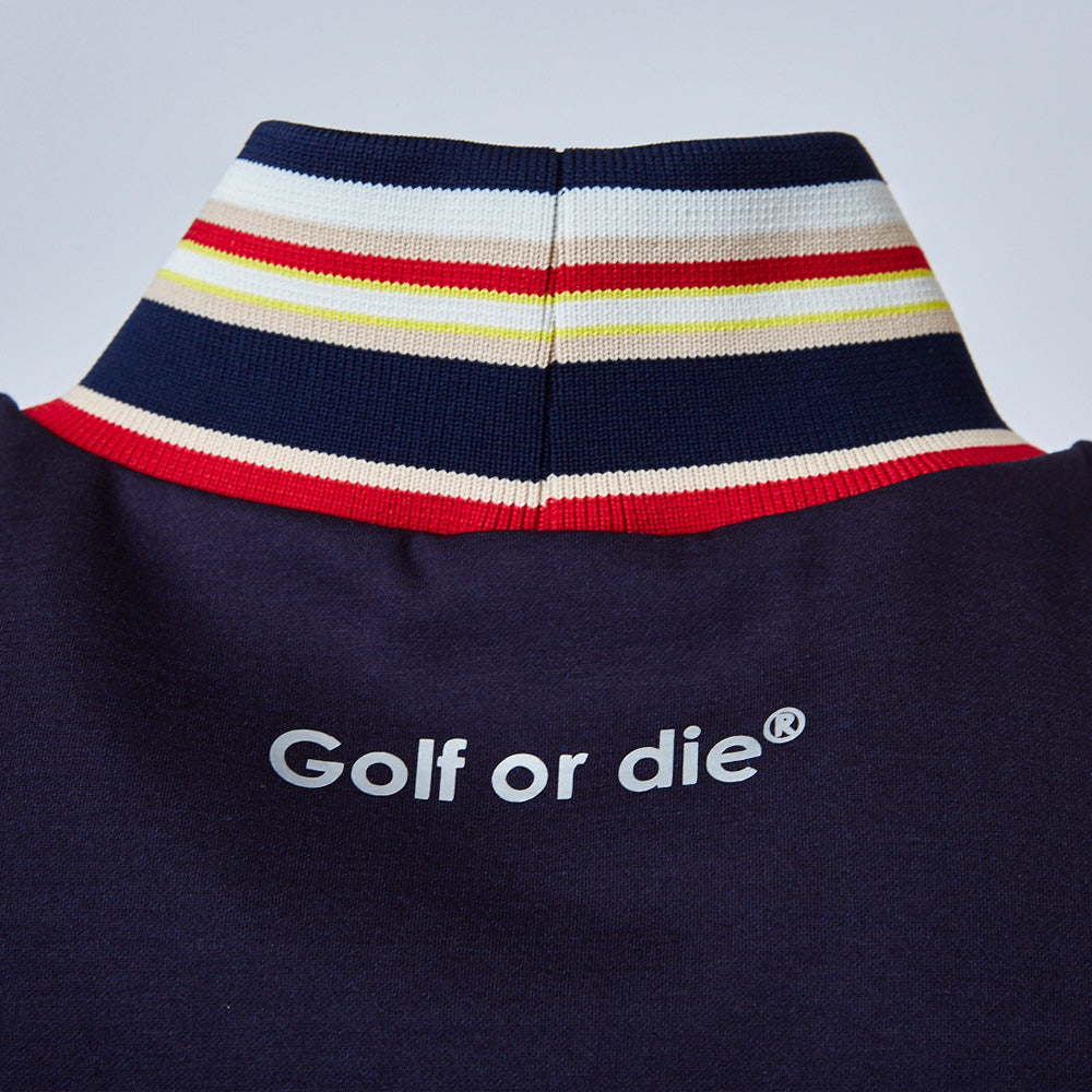 【MARK＆LONA】WOMEN'S Onde Rib Mock［NAVY］（MLW-2C-AA01）