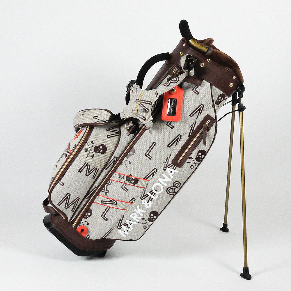 【MARK&LONA】U.T.N.Y Stand Bag［BROWN］（MLS-2D-SC31）