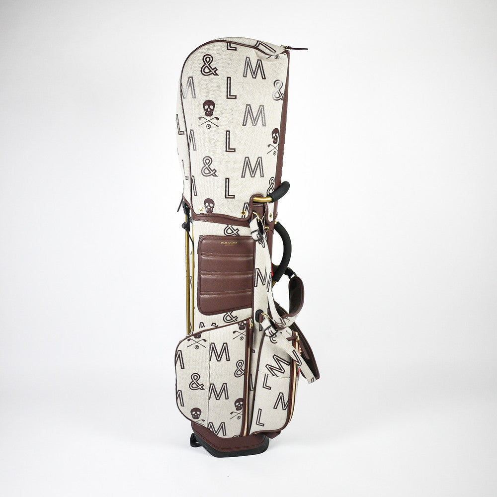 【MARK&LONA】U.T.N.Y Stand Bag［BROWN］（MLS-2D-SC31）
