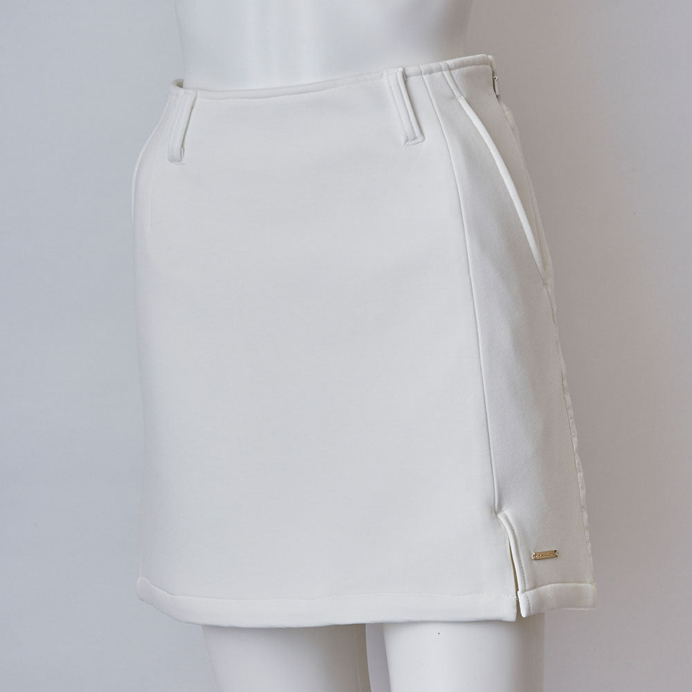 【MARK＆LONA】WOMEN'S Olsen Sponge Skirt Lサイズ［WHITE］（MLW-1C-AE11）