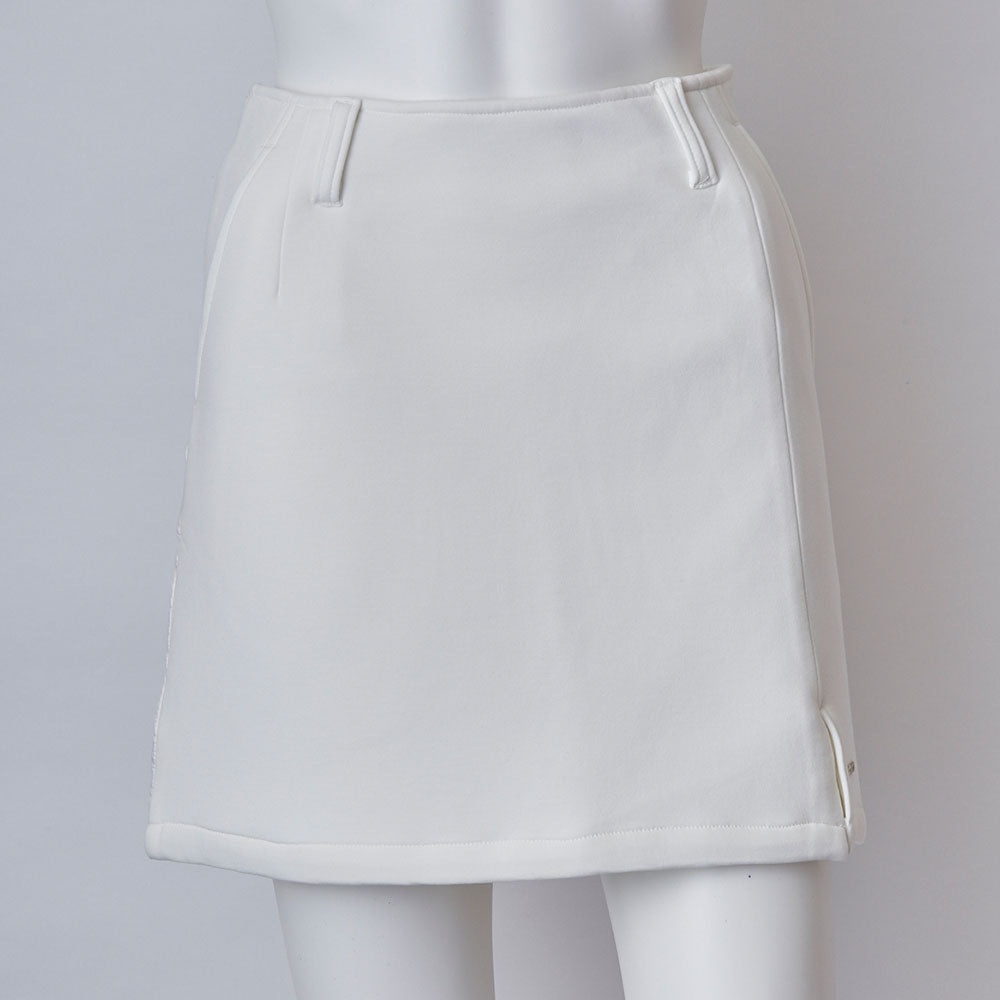 【MARK＆LONA】WOMEN'S Olsen Sponge Skirt Lサイズ［WHITE］（MLW-1C-AE11）