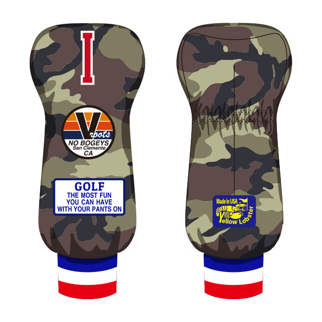 【yellow lobster】Woodland Camo（1W HEAD COVER）