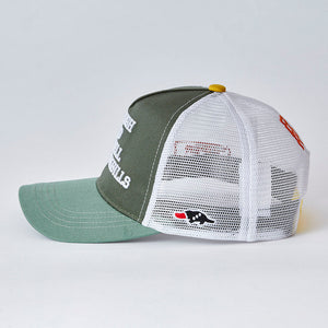【rough&swell】MESH TOUR CAP［OLIVE］（RSA-22001）