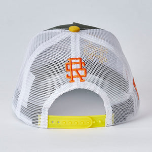 【rough&swell】MESH TOUR CAP［OLIVE］（RSA-22001）