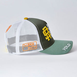 【rough&swell】MESH TOUR CAP［OLIVE］（RSA-22001）