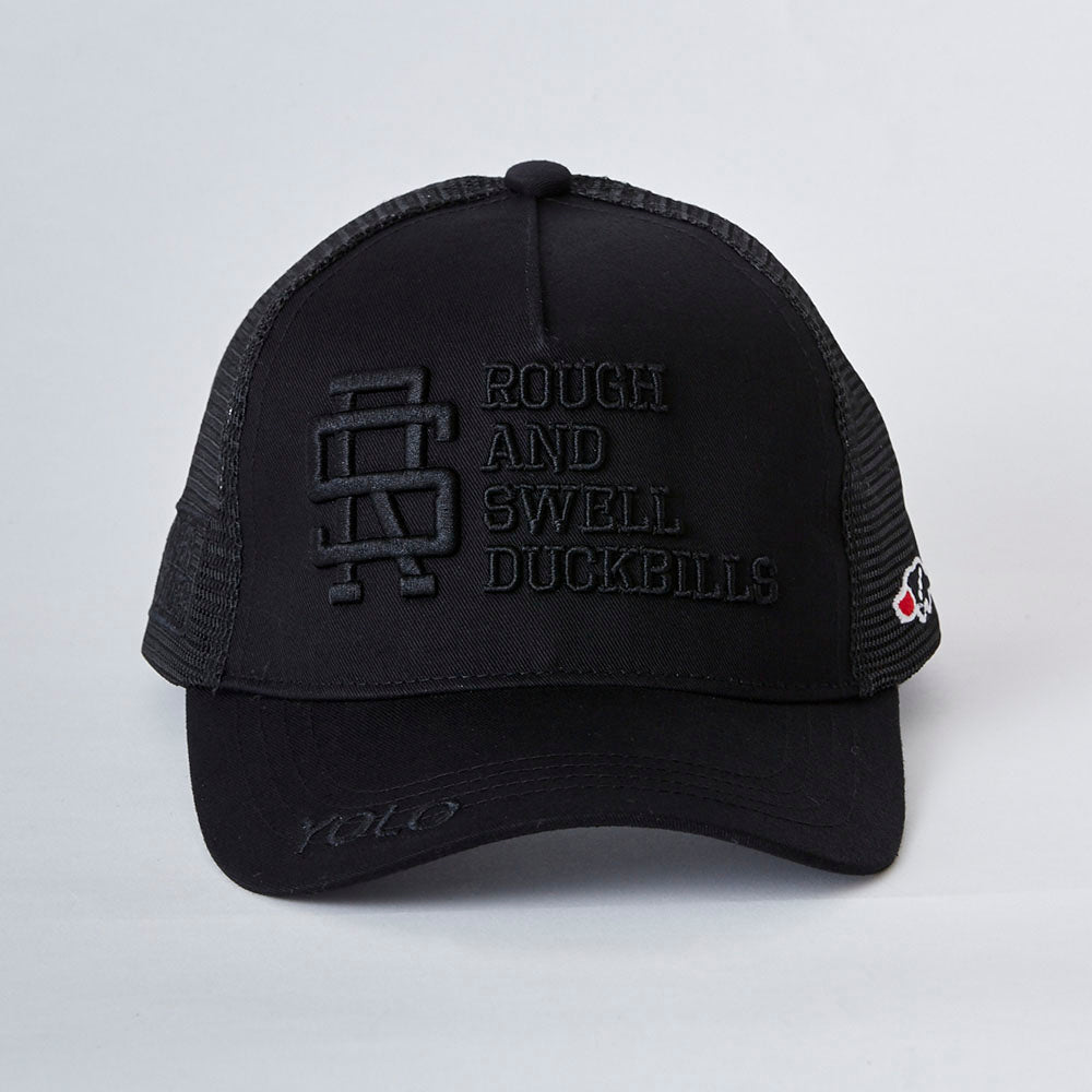 【rough&swell】MESH TOUR CAP BLACK［BLACK］（RSA-22002）