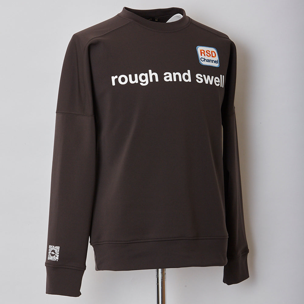 【rough&swell】MEN'S BIG ARCH SWEAT［CHARCOAL］（RSM-21204）