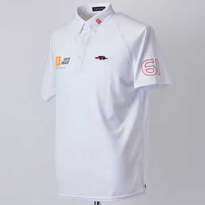 【rough&swell】MEN'S SHADOW POLO［WHITE］（RSM-22009）