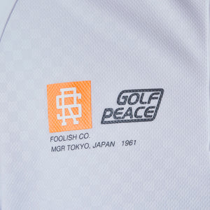【rough&swell】MEN'S SHADOW POLO［WHITE］（RSM-22009）
