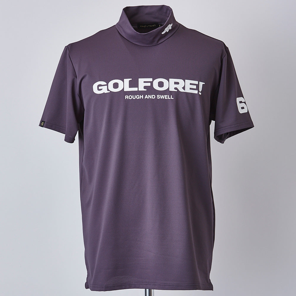【rough&swell】MEN'S GOLFORE! MOCK［CHARCOAL］（RSM-22038）