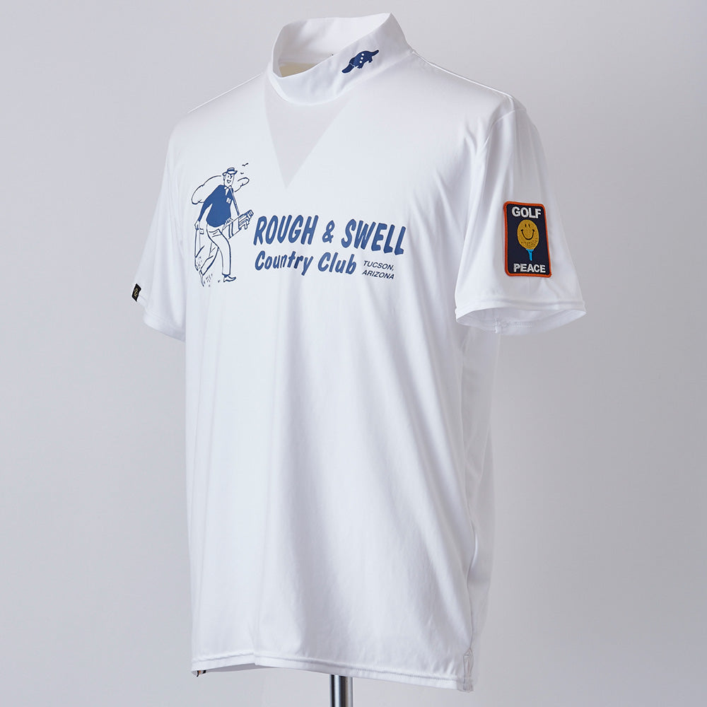 【rough&swell】MEN'S COUNTRY CLUB MOCK［WHITE］（RSM-22043）