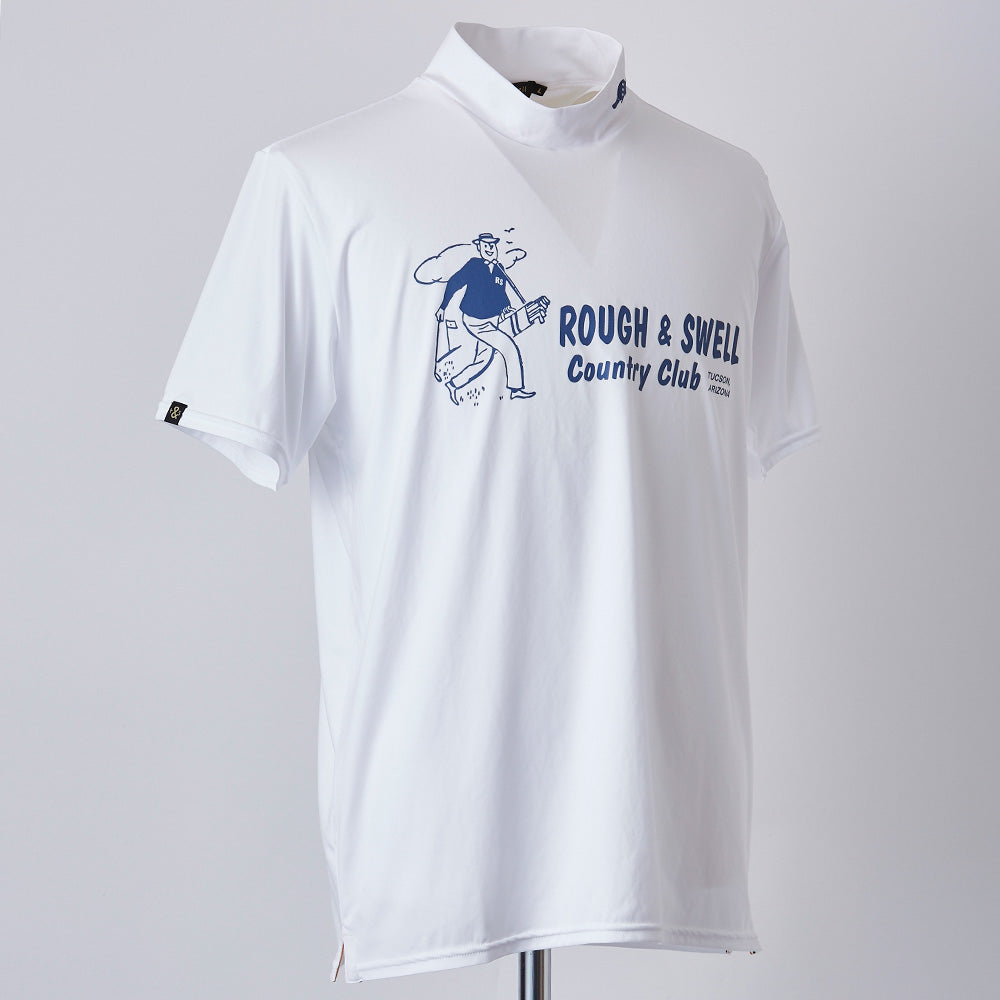 【rough&swell】MEN'S COUNTRY CLUB MOCK［WHITE］（RSM-22043）