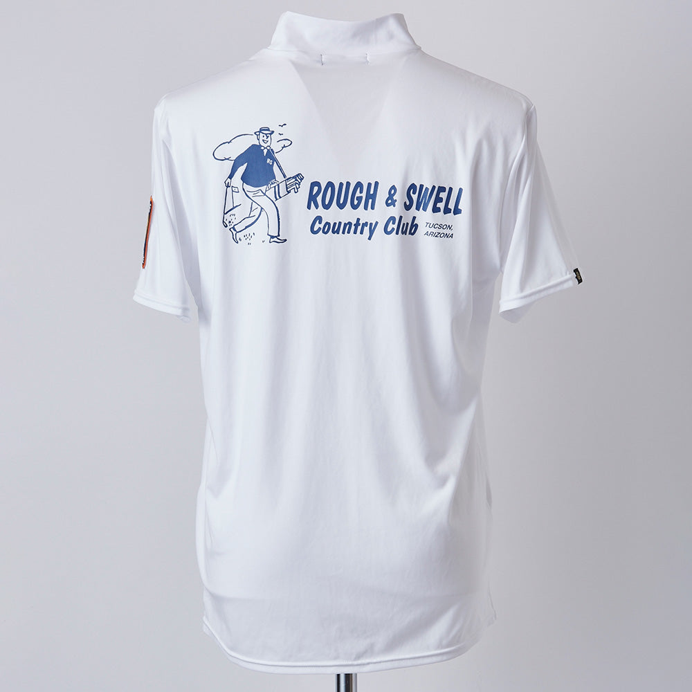 【rough&swell】MEN'S COUNTRY CLUB MOCK［WHITE］（RSM-22043）