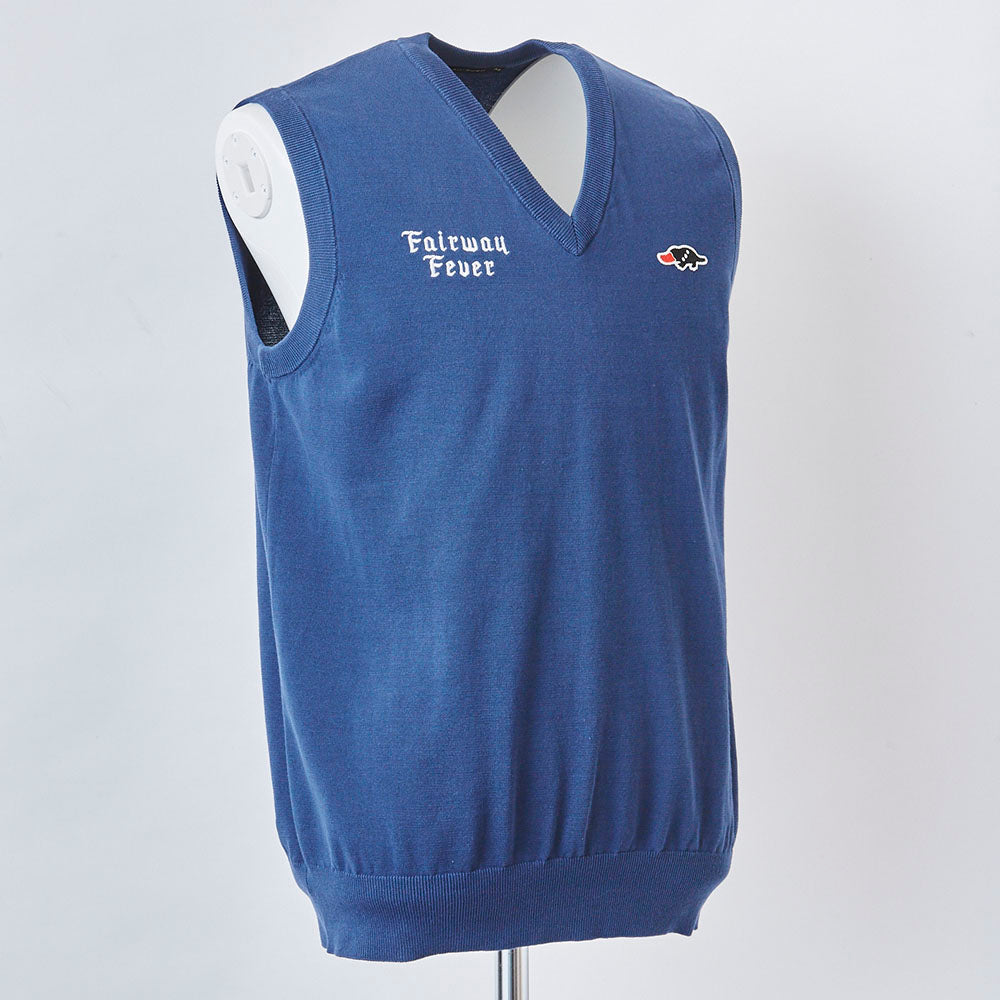 【rough&amp;swell】MEN'S FAIRWAY FEVER VEST[LIGHT NAVY](RSM-22088)