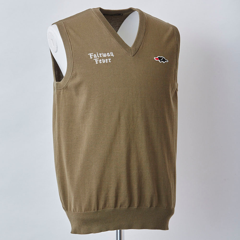 【rough&amp;swell】MEN'S FAIRWAY FEVER VEST[OLIVE](RSM-22088)