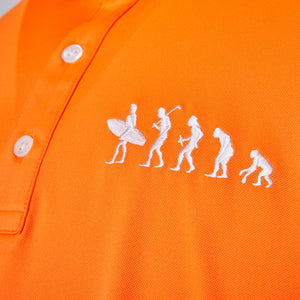 【rough&swell】NEON EVOLVE TOUR POLO［ORANGE］（RSM-22089）