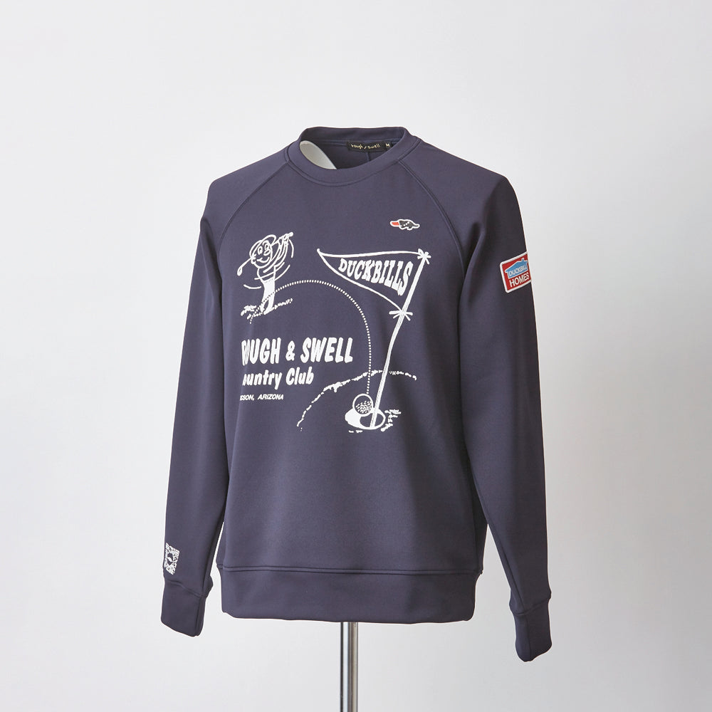 【rough&swell】MEN'S COUNTRY CLUB SWEAT［NAVY］（RSM-22209）