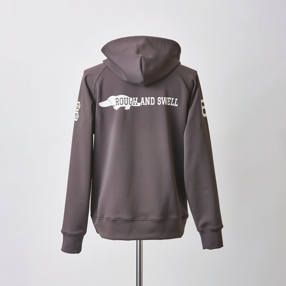 【rough&swell】MEN'S HEXAGON HOODIE［CHARCOAL］（RSM-22212）