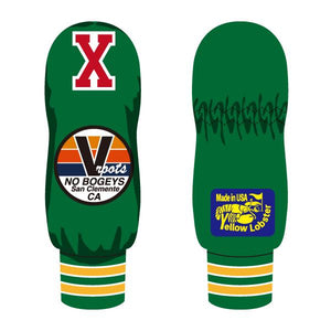 【yellow lobster】TRESTLES NO BOGEYS RED X（UT HEAD COVER）