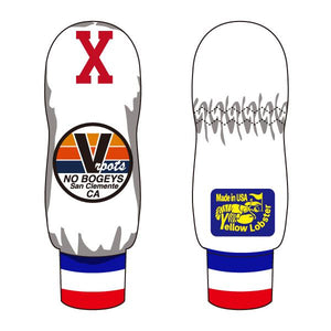 【yellow lobster】TRESTLES NO BOGEYS RED X（UT HEAD COVER）