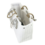 画像をギャラリービューアに読み込む, 【L4K3】CLEAT TOTE［WHITE -TWILL-］（TO-02JP）
