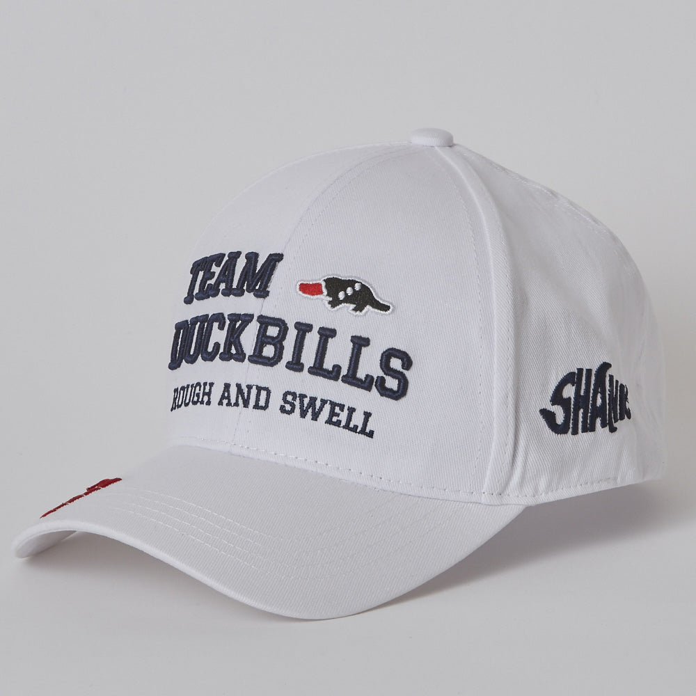 【rough&swell】TEAM DUCKBILLS CAP ［WHITE］（RSA-23001）