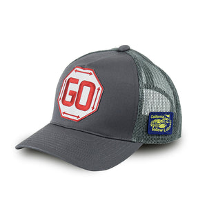 【yellow lobster】CAP PATCH GO RED［GRAY］（YL-6506-GY）