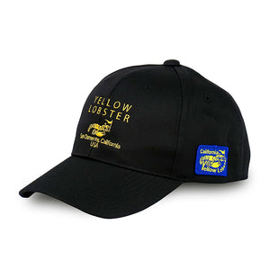 【yellow lobster】CAP EMB BIG YL［BLACK］（YL-6789M-YL-BK）